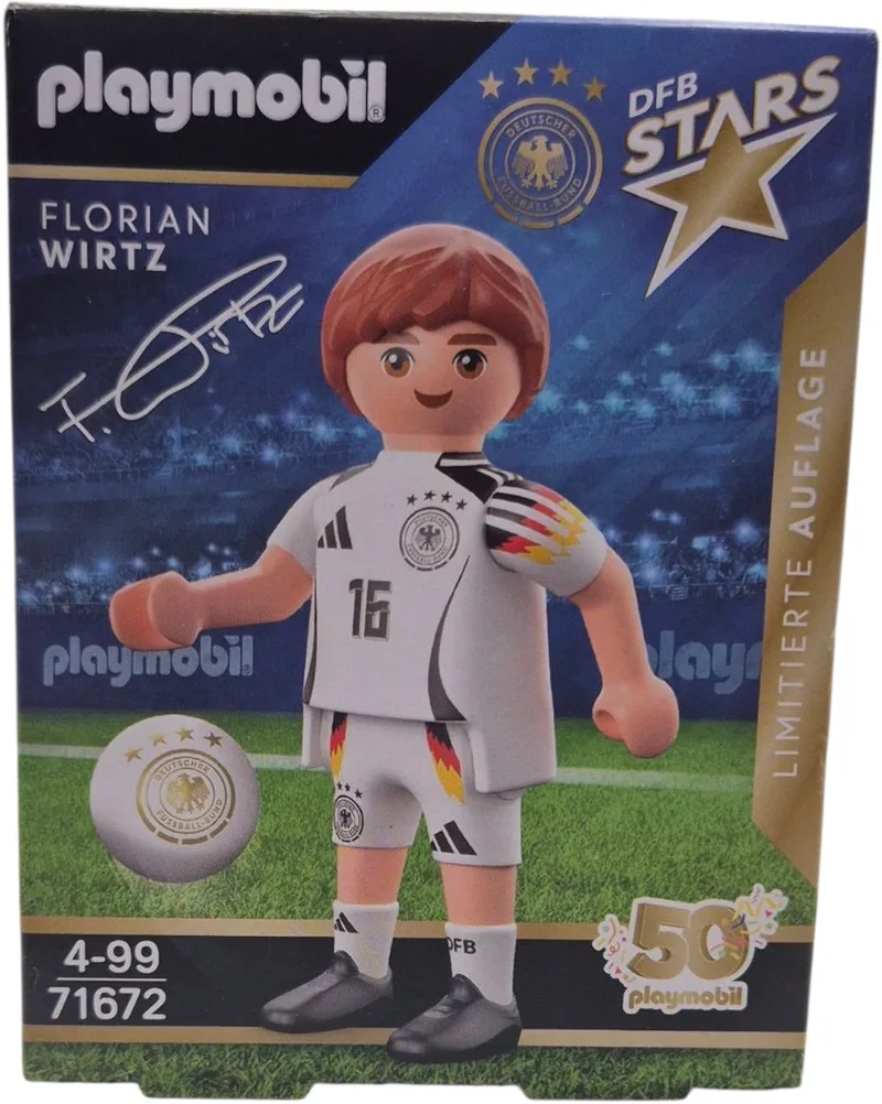 playmobil 71672 duitse voetballer dfb stars Florian Wirtz von Playmobil in Wit – Produktfoto