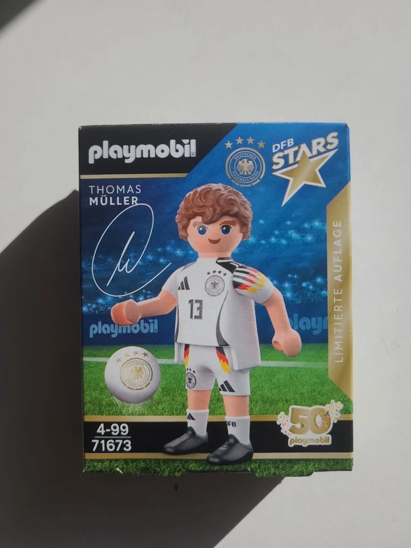 playmobil 71673 duitse voetballer dfb stars thomas müller von Playmobil in Wit – Produktfoto
