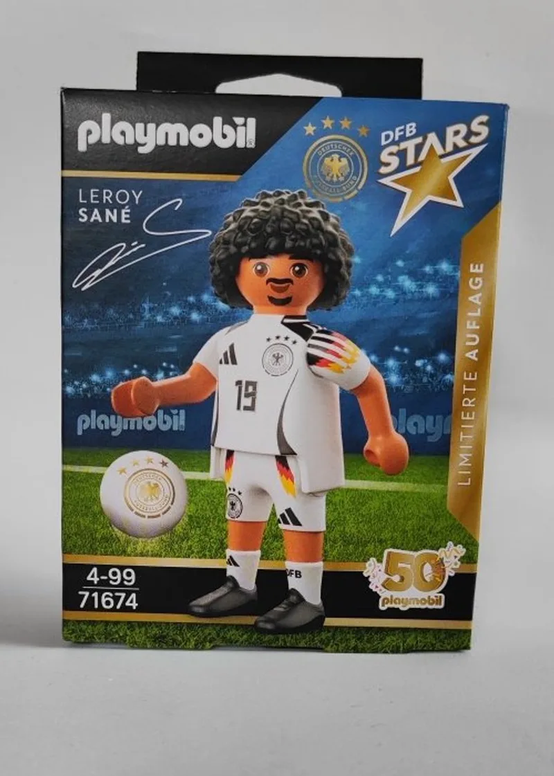 playmobil 71674 voetballer Leroy Sané von Playmobil in Wit – Produktfoto