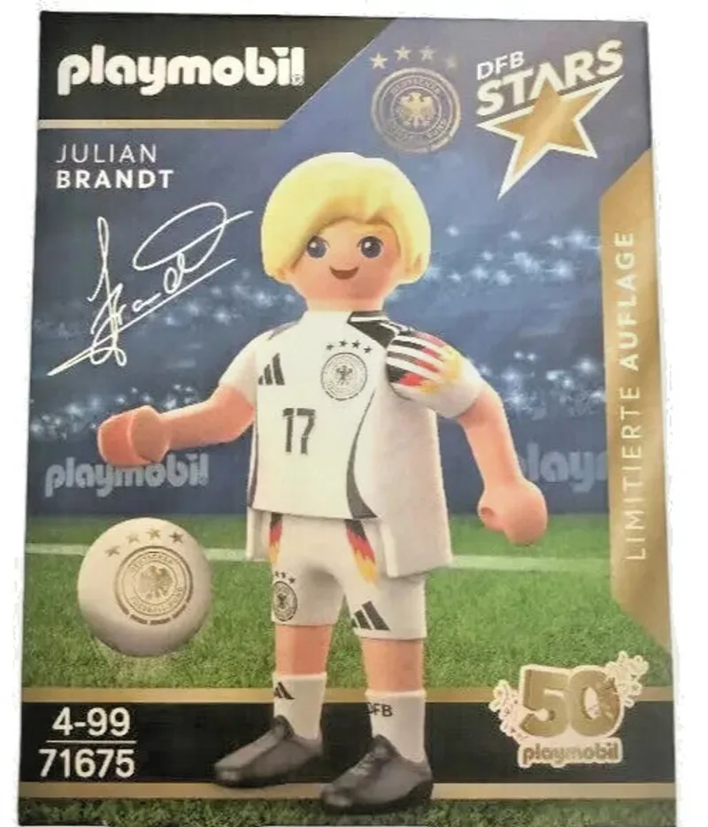 playmobil 71675 duitse voetballer dfb stars Julian Brandt von Playmobil in Wit – Produktfoto