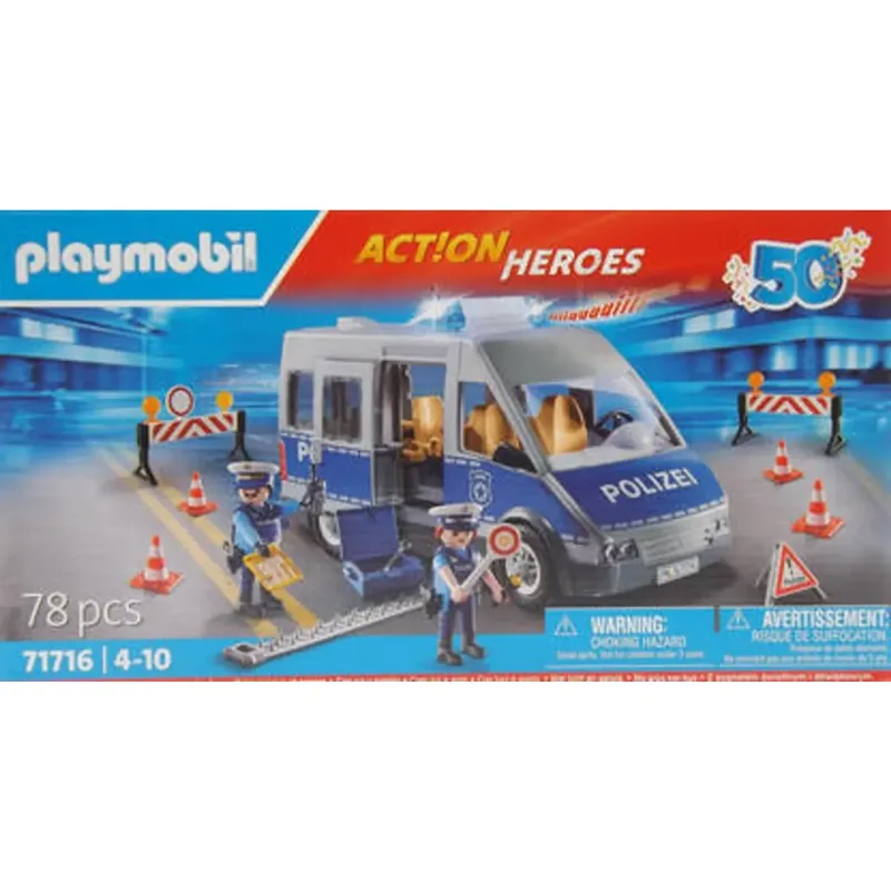 PLAYMOBIL® 71716 Action Heroes Polizei Bus by Playmobil – product photo