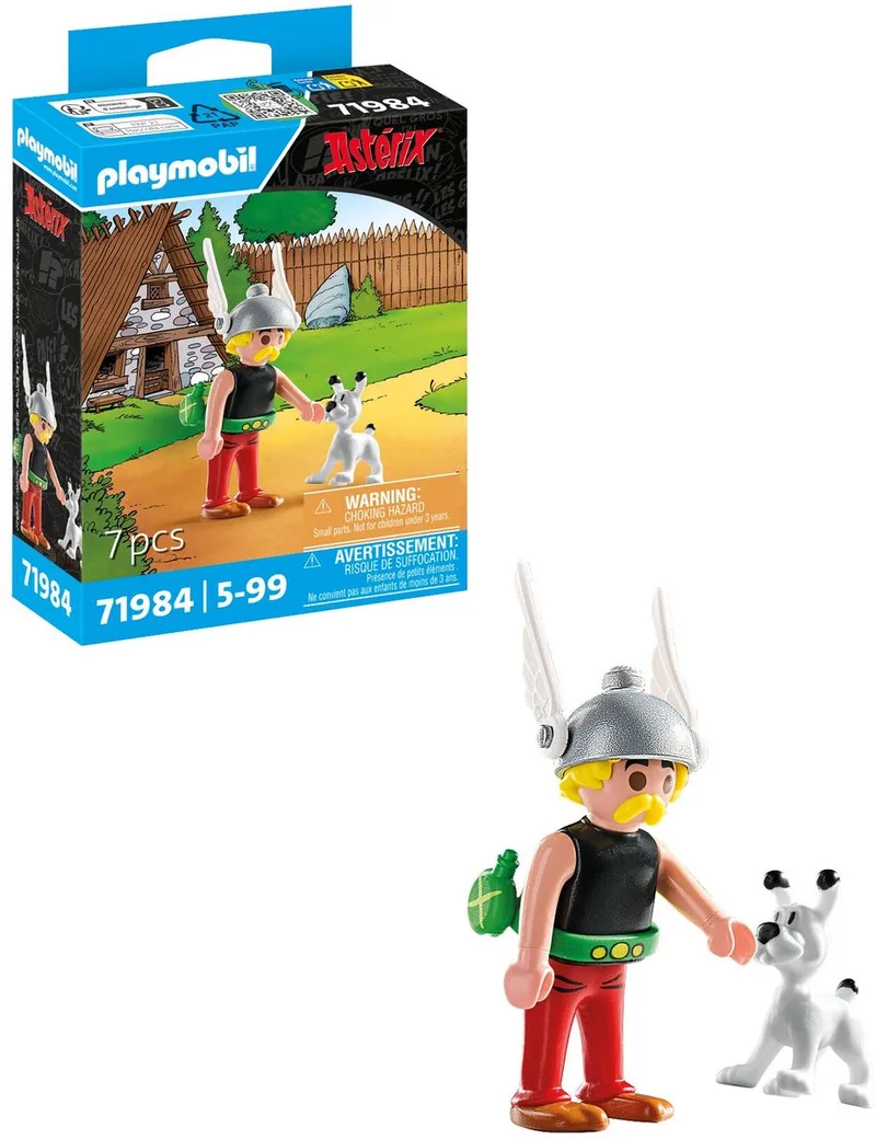 PLAYMOBIL 71984 Asterix en Idefix, Asterix, stripfiguren, vanaf 5 jaar de Playmobil en Multicolor – photo du produit