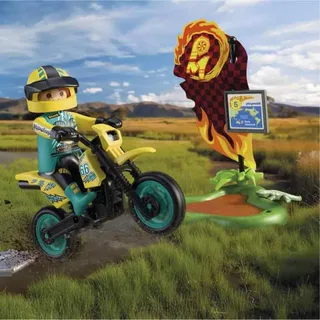 Jeu De Construction Off-road Motorcycle de Playmobil en Jaune – photo du produit 2 sur 5