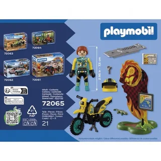 Jeu De Construction Off-road Motorcycle de Playmobil en Jaune – photo du produit 4 sur 5