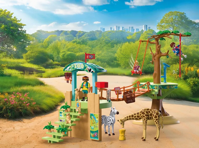 Playmobil – 72070 – Speelset – Zoo avontuur – 169 delen de Playmobil en Vert – photo du produit 5 sur 5