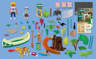 Playmobil – 72071 – Speelset – jungle – 86 delen de Playmobil en Multicolore – photo du produit 2 sur 5