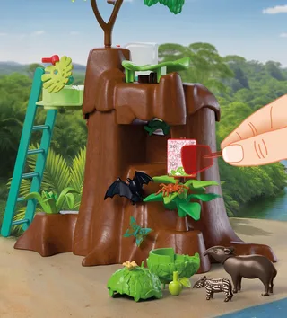Playmobil – 72071 – Speelset – jungle – 86 delen de Playmobil en Multicolore – photo du produit 5 sur 5