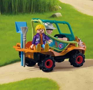 PLAYMOBIL – 72072 – Speelset zooverzorger – voertuig – 62 delen de Playmobil en Orange – photo du produit 5 sur 5