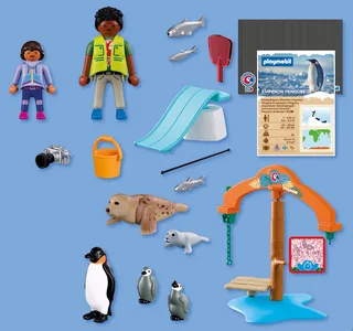Playmobil – 72073 – Zoo speelset – ijsrijk – pooldieren de Playmobil en Multicolore – photo du produit 2 sur 5