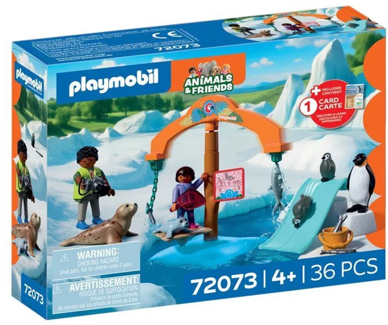 Playmobil – 72073 – Zoo speelset – ijsrijk – pooldieren de Playmobil en Multikleur – photo du produit