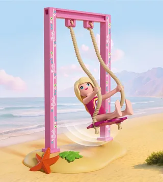 Jeu De Construction X Barbie Beach Coffee 136 Pièces de Playmobil en Bleu – photo du produit 4 sur 5