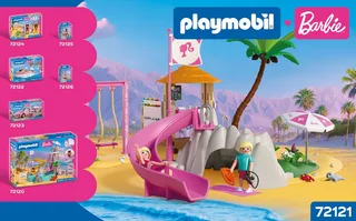 Jeu De Construction X Barbie Beach Coffee 136 Pièces de Playmobil en Bleu – photo du produit 5 sur 5