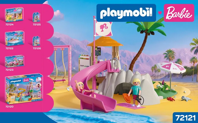Jeu De Construction X Barbie Beach Coffee 136 Pièces de Playmobil en Bleu – photo du produit 5 sur 5