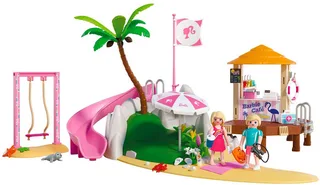 Jeu De Construction X Barbie Beach Coffee 136 Pièces de Playmobil en Bleu – photo du produit 2 sur 5