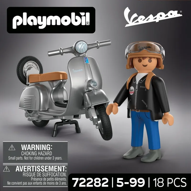 PLAYMOBIL® 80 jaar Vespa: originele stijl - P-72282 de Playmobil en Multicolore – photo du produit 2 sur 4