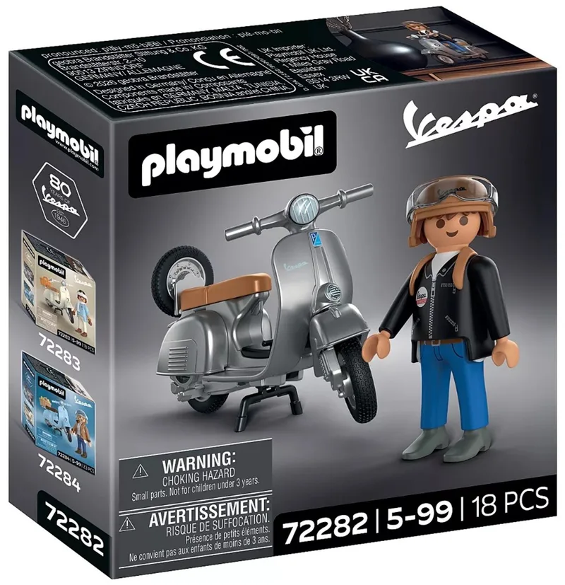 PLAYMOBIL® 80 jaar Vespa: originele stijl - P-72282 von Playmobil in Meerkleurig – Produktfoto
