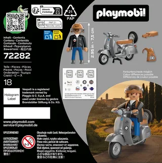 PLAYMOBIL® 80 jaar Vespa: originele stijl - P-72282 de Playmobil en Multicolore – photo du produit 4 sur 4