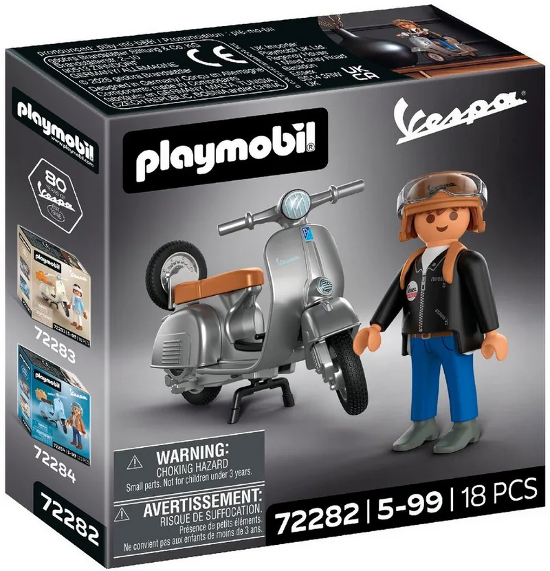 PLAYMOBIL® 80 jaar Vespa: originele stijl - P-72282 de Playmobil en Multicolore – photo du produit 3 sur 4