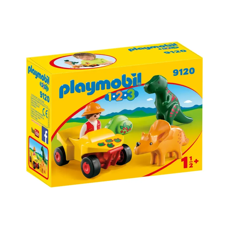 PLAYMOBIL® 9120 Dinoforscher mit Quad by Playmobil – product photo