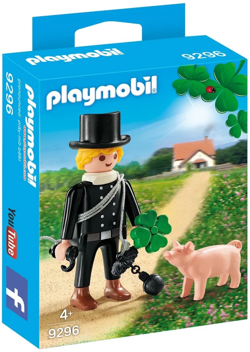 Playmobil 9296 schoorsteenveger von Playmobil in Zwart – Produktfoto