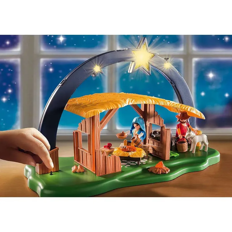 PLAYMOBIL 9494 Lichterbogen Weihnachtskrippe Neuheit de Playmobil – photo du produit 6 sur 6