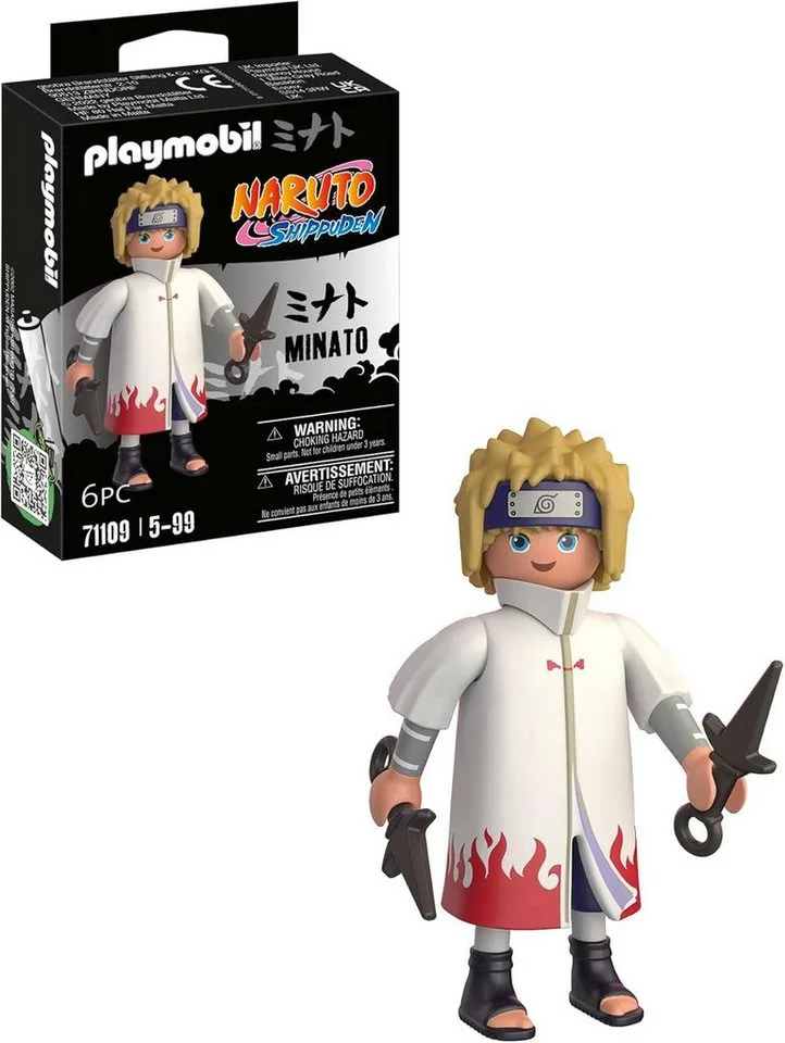 PLAYMOBIL Naruto 71109 Minato typischen weiß-roten Mantel Zwei Kunai Konstruktions-Spielset by Playmobil – product photo