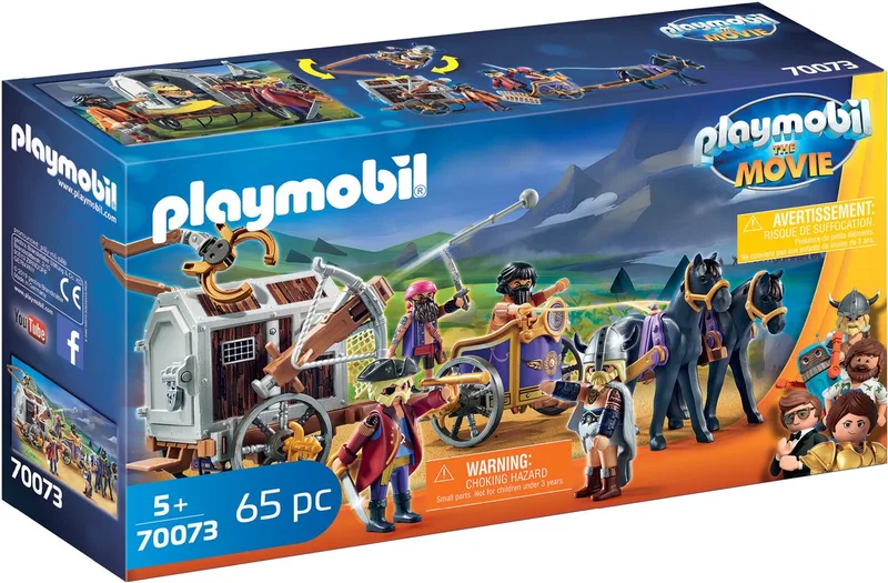 PLAYMOBIL: THE MOVIE Charlie met gevangeniswagon - 70073 von Playmobil in Multicolor – Produktfoto
