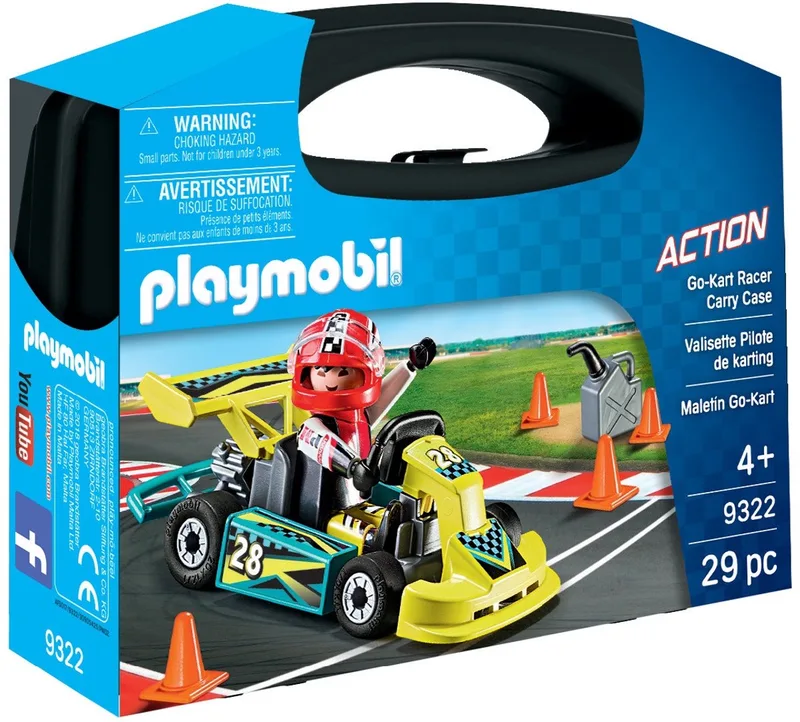 Playset City Action Go Kart Playmobil 9322 - Speelfiguur by Playmobil in Multicolor – product photo