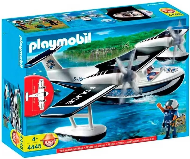 Politiewatervliegtuig - 4445 von Playmobil in Multi colour – Produktfoto