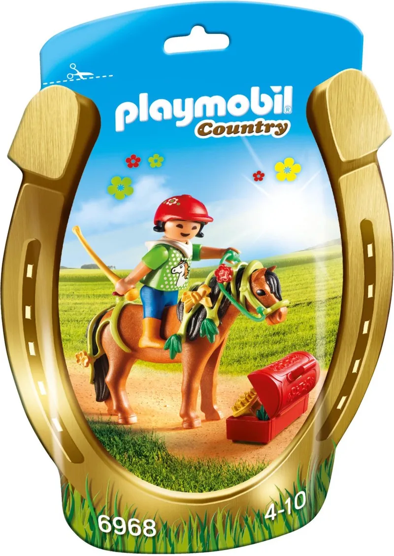 Pony om te versieren "Bloem" - 6968 von Playmobil in Bruin – Produktfoto