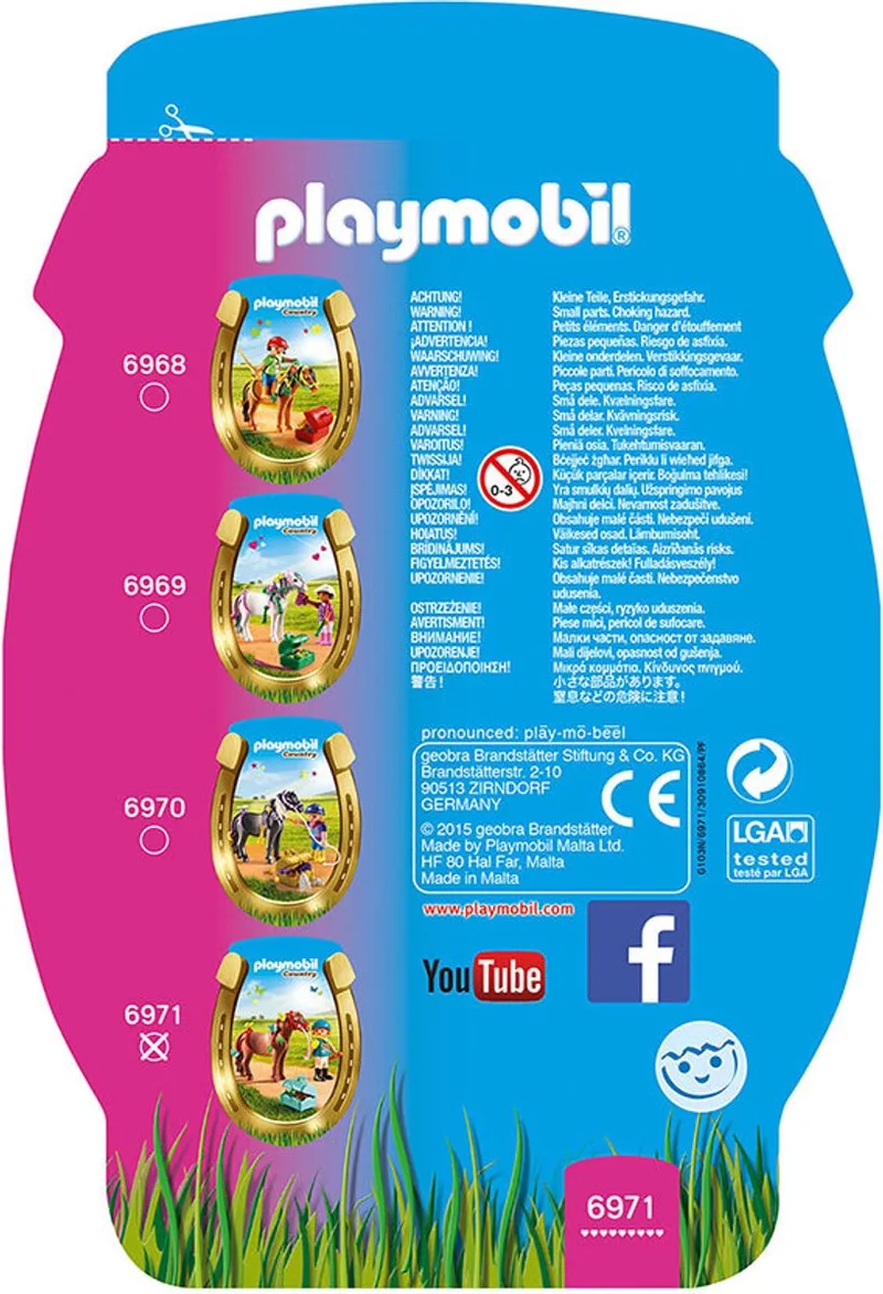 Pony om te versieren "Vlinder" - 6971 von Playmobil in Bruin – Produktfoto