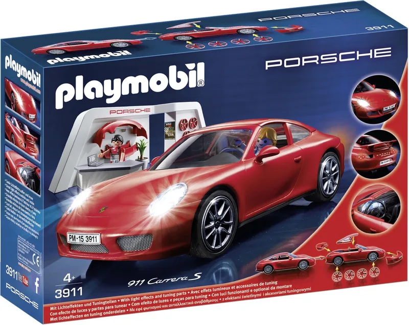 Porsche 911 Carrera S - 3911 von Playmobil in Rood – Produktfoto