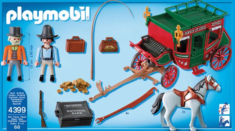 Postkoets von Playmobil in Wit – Produktfoto