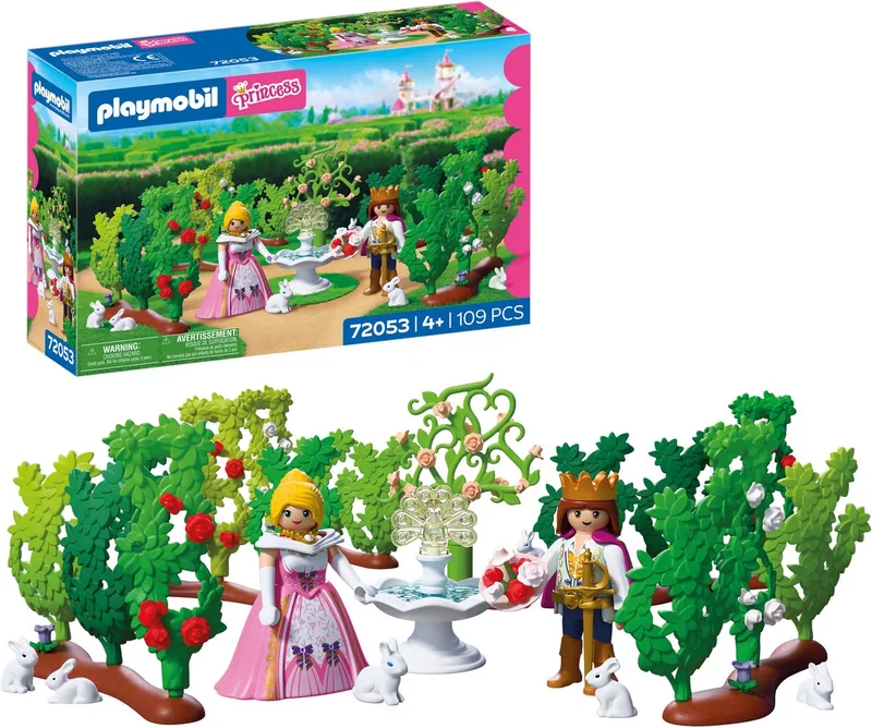 Princess | Koninklijk Doolhof | Prins en Prinses met Verstelbaar Labyrint | Stimuleert Creativiteit | Prinsessenspeelgoed voor kinderen vanaf 4 jaar | 72053 by Playmobil in Multi kleuren – product photo