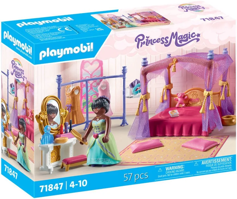 Princess Magic Slaapkamer met kleedkamer 71847 by Playmobil in Meerkleurig – product photo