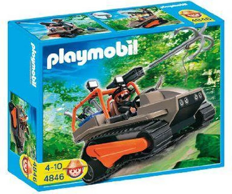 Rupsvoertuig Met Schattenjager - 4846 von Playmobil in Bruin – Produktfoto