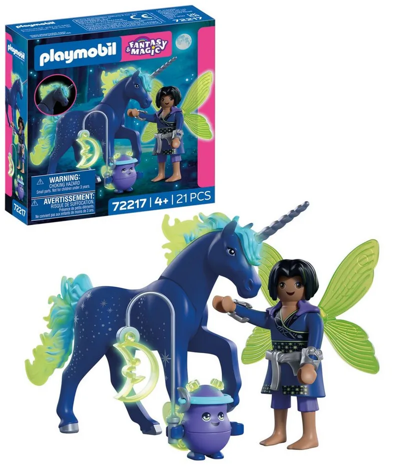Sammeleinhorn Mondschein mit Fee (72217), Fantasy & Magic Konstruktions-Spielset, (21 St) by Playmobil in Bunt – product photo