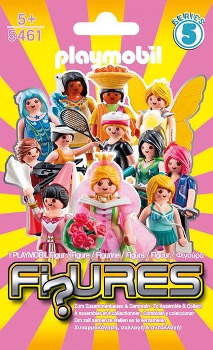 Serie 5 - Figures Girls | Playmobil 4008789054616 by Playmobil in Roze – product photo