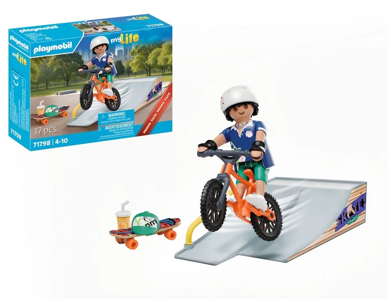 Skateboard met helling von Playmobil in Multicolore – Produktfoto