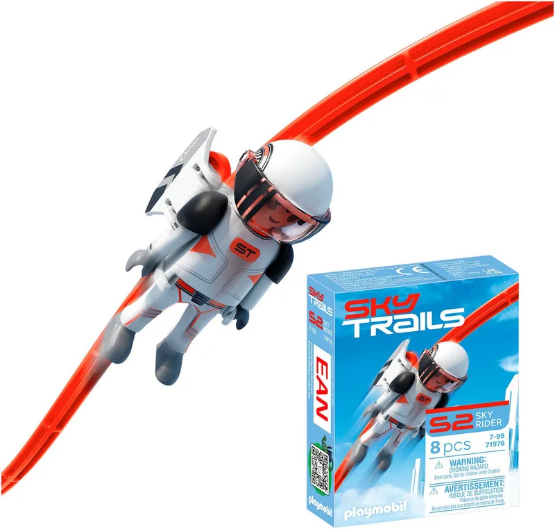 Sky Rider S 2 (71976), Sky Trails Konstruktions-Spielset, (8 St), Erweiterung, Made in Europe von Playmobil in Bunt – Produktfoto