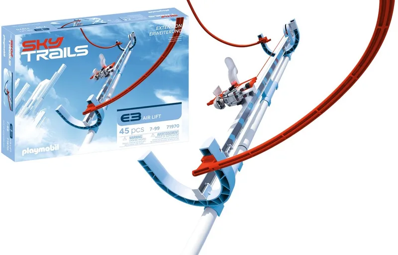 Sky Trails: Air Lift - 71970 - Constructiespeelgoed voor hoogtes en trajecten vol acties | Bouw op, til en beleef spannende avonturen | voor actiefans en bouwliefhebbers von Playmobil in Multi – Produktfoto
