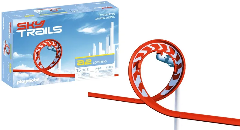 Sky Trails Looping - 71972 - constructiespeelgoed voor spectaculaire trajecten en actie, bouw je eigen looping-avontuur, flexibel en fantasierijk, voor antion-fans en bouwliefhebbers von Playmobil in Multi – Produktfoto