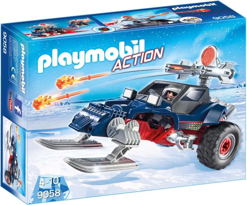 Sneeuwscooter met ijspiraat - 9058 von Playmobil in Meerkleurig – Produktfoto