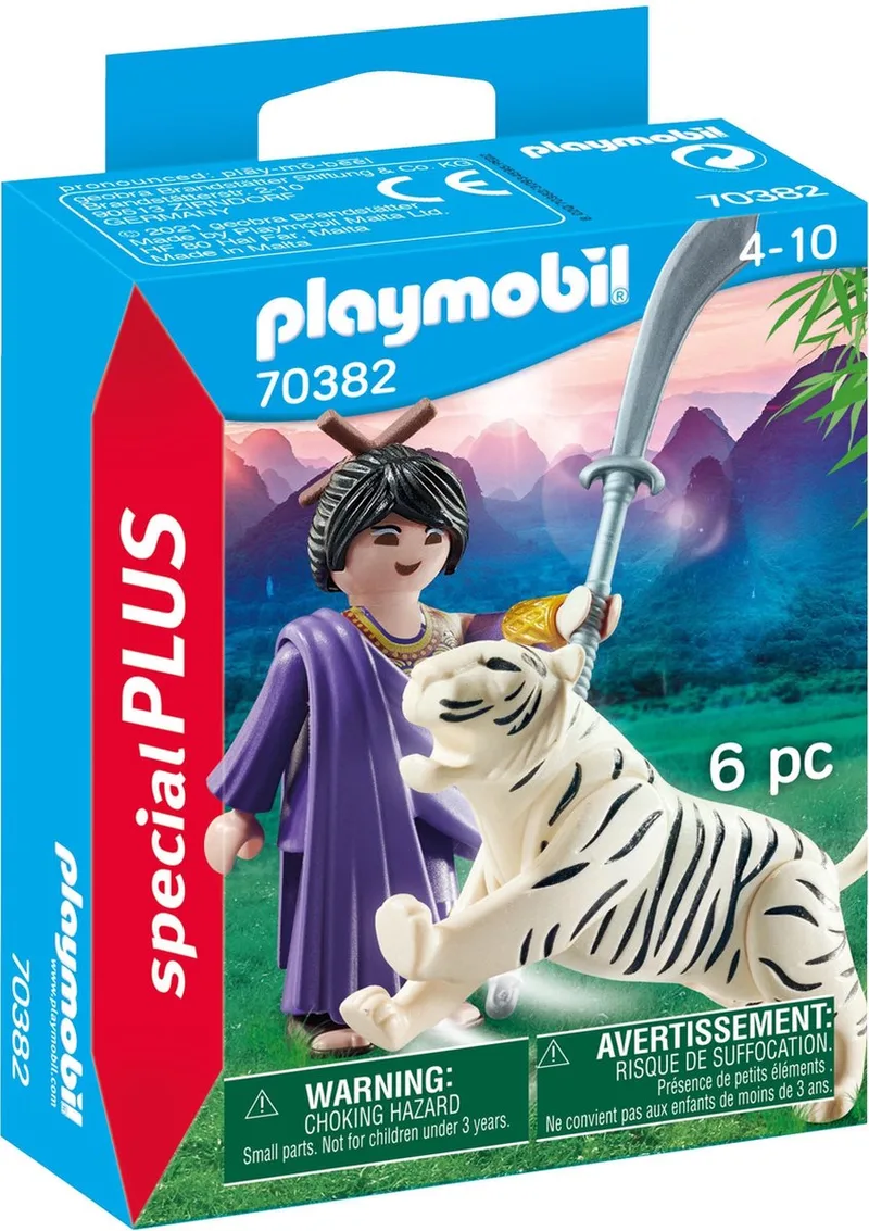 Special Plus - Aziatische Vechter Met Tijger - 70382 by Playmobil in Multicolor – product photo