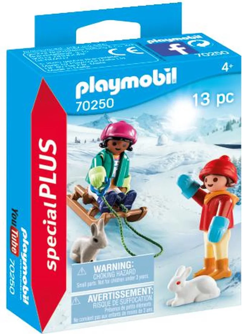 Special Plus Kinderen met slee - 70250 by Playmobil in Multicolor – product photo