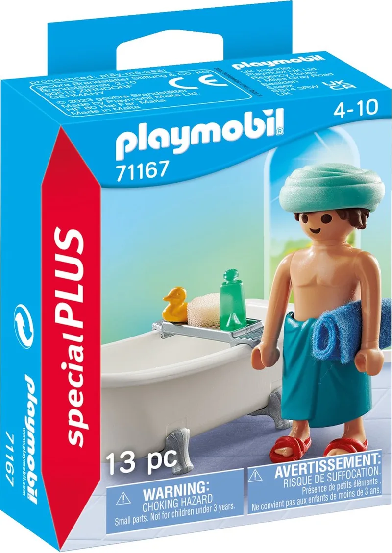 Special plus Man in badkuip - 71167 by Playmobil in Meerkleurig – product photo