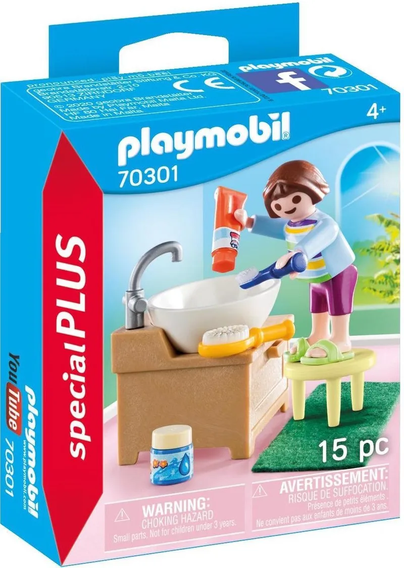 Special Plus Meisje aan wastafel - 70301 by Playmobil in Multicolor – product photo