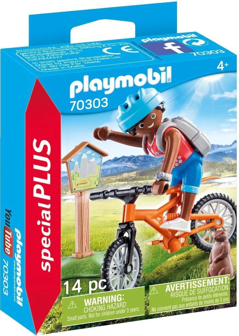 Special Plus Mountainbiker - 70303 by Playmobil in Multicolor – product photo