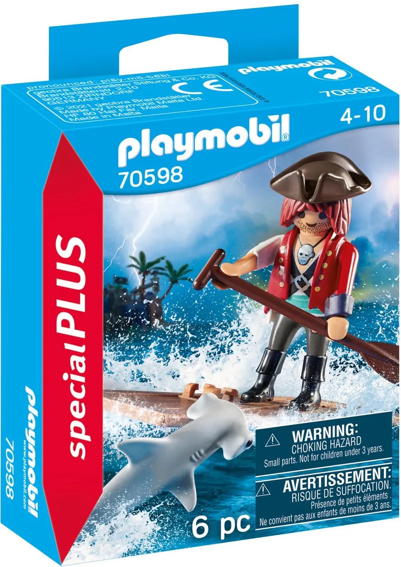 Special Plus Piraat met vlot en hamerhaai - 70598 by Playmobil in Multicolor – product photo