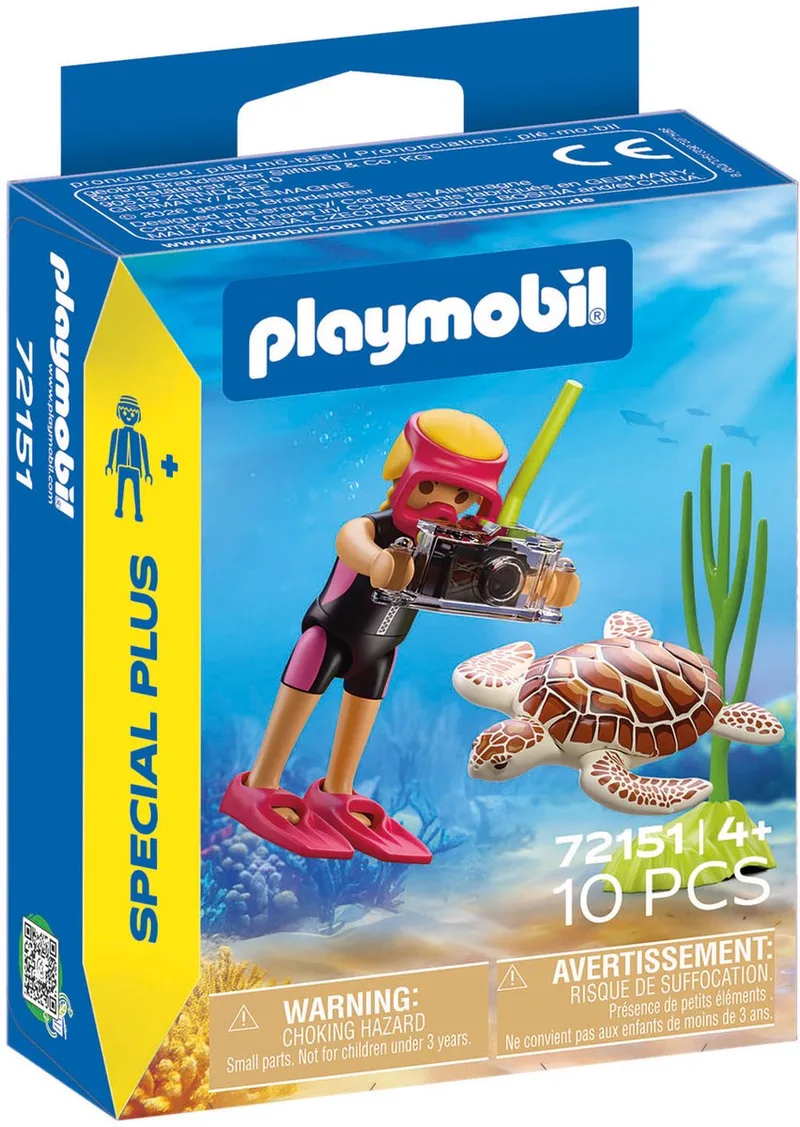 Specials Duiker met Schildpad - 72151 fra Playmobil i Multi kleuren – produktbillede